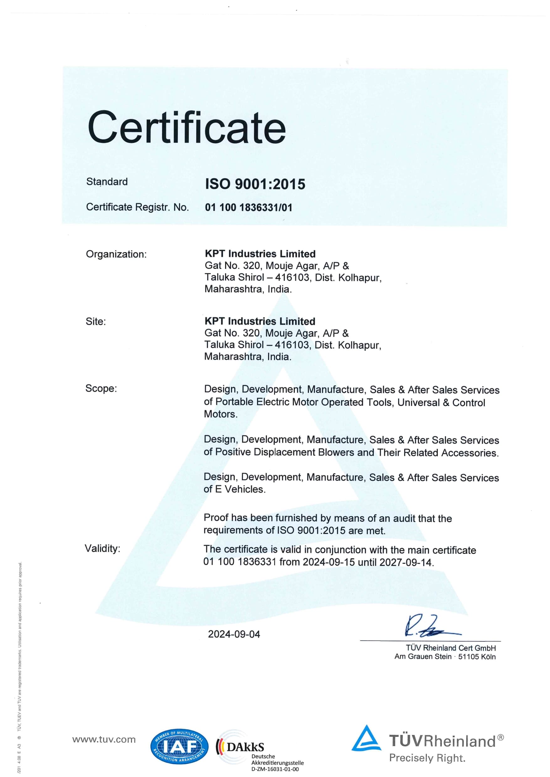ISO Certificate 3